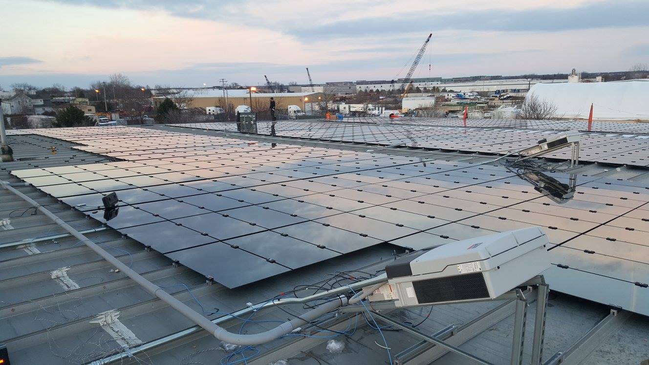 Commercial Solar Installation rooftop PV