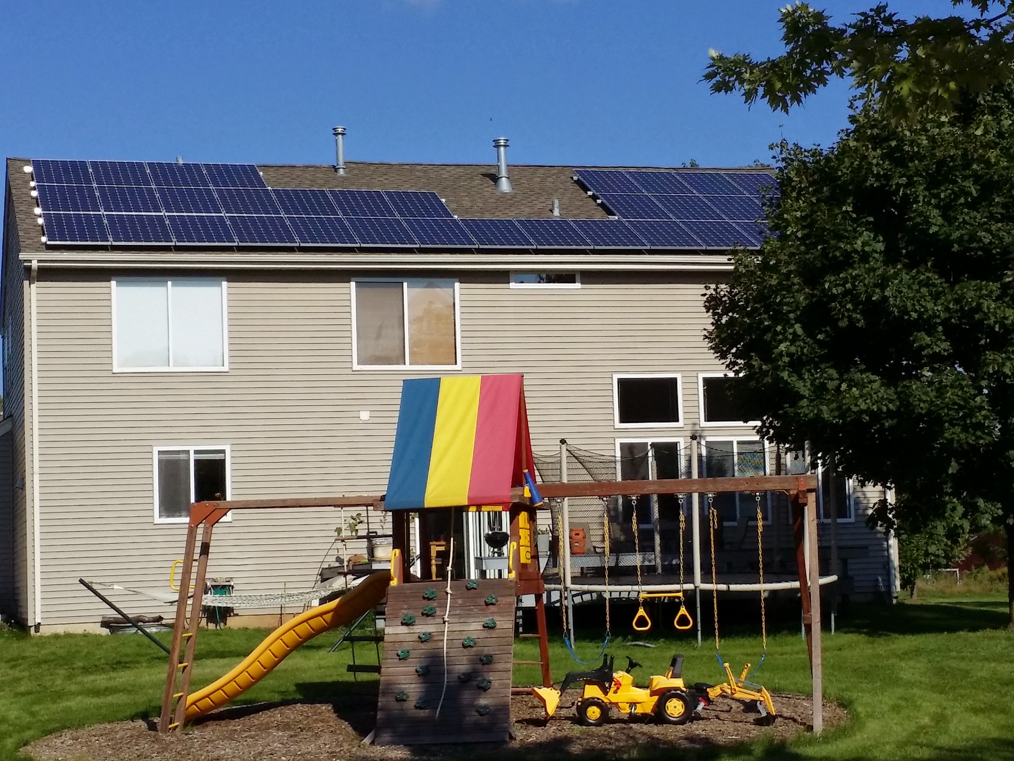 Joliet residential PV solar installation