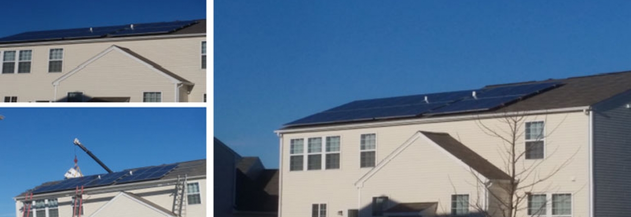 Rooftop solar energy system installed on a Carpenterville Home in Illinois by WCP Solar