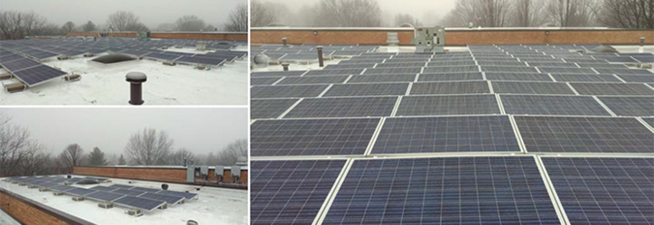 wcp solar installation for north central college