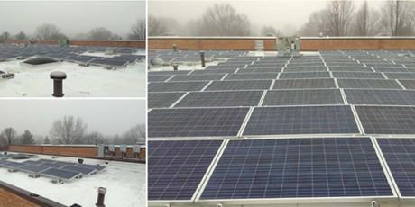 wcp solar installation for north central college